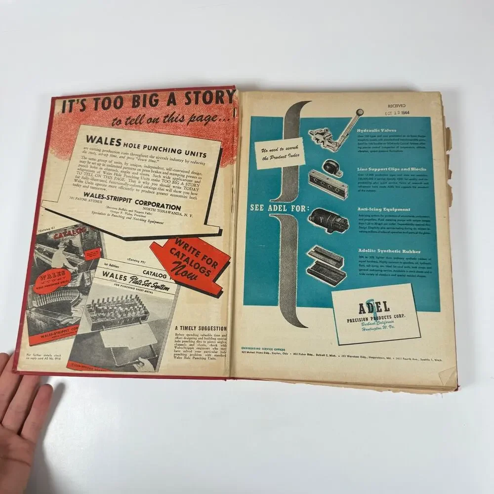 Aviation Equipment Red Book by John Regan 1944 Vintage book